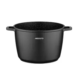 Каструля з кришкою глибока Ardesto Gemini Lazio AR1962CA 6.2 л 24 см чорна - мініатюра 2