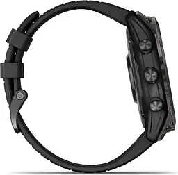 Смарт-годинник Garmin Epix Pro (Gen 2) Sapphire Edition 51mm Carbon Gray DLC Titanium with Black Band (010-02804-00) [86530] - мініатюра 8