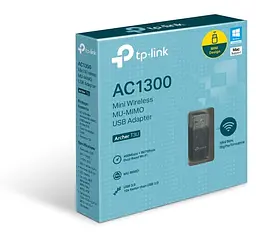 WiFi-адаптер TP-Link Archer T3U AC1300 USB3.0 MU-MIMO mini (ARCHER-T3U) - мініатюра 2