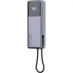 Портативна батарея Power Bank Xiaomi10000mAh 165W Integrated Cable BHR9361GL Grey - мініатюра 3