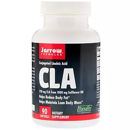 Кон'югована лінолева кислота (CLA) Jarrow Formulas 750 мг 90 желатинових капсул