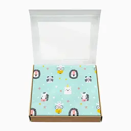 Пелюшки фланелеві Cosas Animals CS1 80х100 см, м'ятні - мініатюра 2