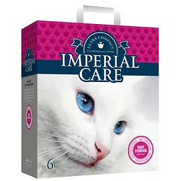 Imperial Care з ароматом дитячої пудри 6 кг ультра-комкувальний наповнювач в котячий туалет