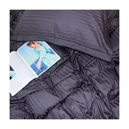 Постільна білизна MirSon Satin 30-0012DarkGray 160х220 Сімейний (2200005252017) - мініатюра 9