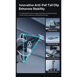 Автотримач із бездротовою зарядкою Baseus PrimeTrip VC2 Pro Black (C0013N00) [168718] - мініатюра 9