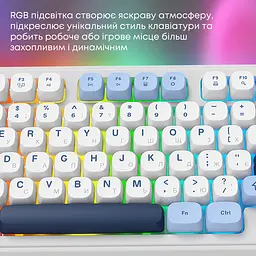 Клавіатура бездротова Ajazz AF98 PLUS White (AF98-PLUS-GB) - мініатюра 8