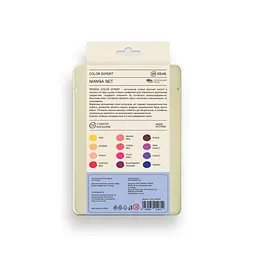 Набір олівців кольорових 99IDEAS "Color Expert" 12 кол., Manga Set, метал. коробка, 99CE-12MANG - мініатюра 2