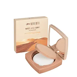 Пудра для обличчя Neverti Wet&Dry (NP201), 004 Nude Beige Нюдова бежева