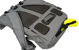 Сумка на багажник Bikemate 2в1, велорюкзак з дощовиком 22 л, сіра, до 8 кг - мініатюра 7