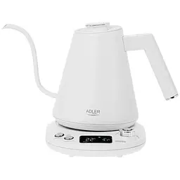 Чайник метал Adler AD-1349 white
