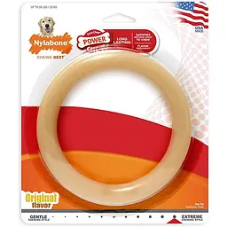 Nylabone Extreme Chew Ring 15x15x1.5 см Нилабон жевальна іграшка для собак смак курки