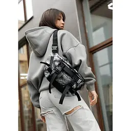 Сумка бананка велика поясна Sambag 38х21 см sum0023766