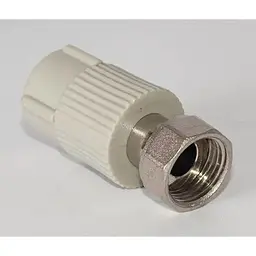 Муфта PPR комбінована з накидною гайкою VITOPlast Ø 20х1/2" 30412 - мініатюра 3