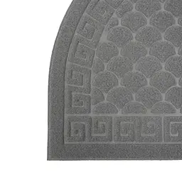 Килимок придверний Eco Fabric Луска півколо без кромки сірий 40 х 60 см (4060-018) - мініатюра 7