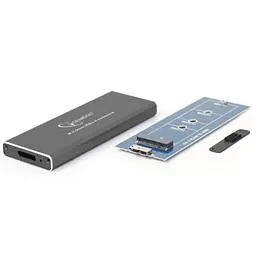 Зовнішня кишеня Gembird M.2 (NGFF), USB3.0, черний (EE2280-U3C-01) - мініатюра 3