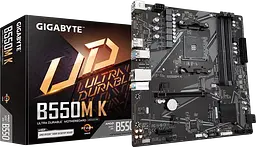 Материнська плата Gigabyte B550M K Socket AM4 (B550M K) Б/В - мініатюра 1