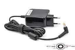 Блок живлення для ноутбуків PowerPlant ACER 220V, 19V 40W 2.15A (5.5х1.7) wall mount