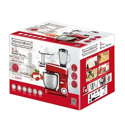 Кухонна машина Royalty Line 3в1 RL-PKM-2100BG Red 2100 Вт - мініатюра 2