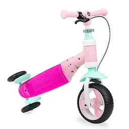 Самокат біговел 2 в 1 MoMi Elios Pink - мініатюра 6