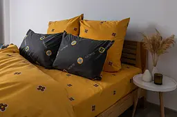 Комплект постільної білизни ТЕП Soft dreams Grey And Orange євро сірий з помаранчевим (2-03859_26021) - мініатюра 4