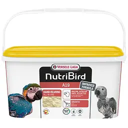 Молоко для пташенят великих папуг Versele-Laga NutriBird A19 Верселе-Лага НУТРІБЕРД A19 3 кг (221723)