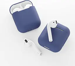 Чохол Apple для AirPods 2 New Silicone Case [Blue Horizon] [41357] - мініатюра 5