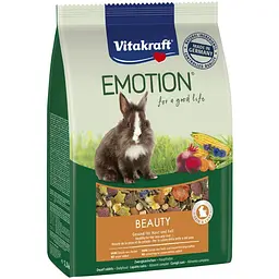 Корм для кроликів Vitakraft Emotion Beauty Selection 1.5 кг для шкіри та шерсті - мініатюра 2