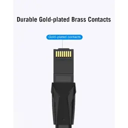 Патч-корд 0.75м, UTP cat 6 RJ-45 black Vention (IBABE) - мініатюра 5