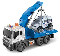 Іграшка CARS S Евакуатор з краном та поліцейською машиною 1:16 (CJ-2180222) (7259644)