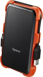 Зовнішній жорсткий диск Apacer 2.5` USB 2.0TB AC630 Black/Orange (AP2TBAC630T-1) - мініатюра 3