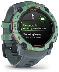 Смарт-годинник Garmin Instinct 3 50mm Amoled Neo Tropic with Twilight Band (010-03020-01) - мініатюра 3