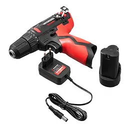 Шуруповерт акумуляторний INTERTOOL WT-0310, 12 В, Li-Ion, 2 швидкості, патрон 0.8–10 мм - мініатюра 9