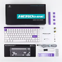 Клавіатура AULA HERO84 HE 75%, Білий - мініатюра 11
