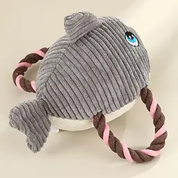 М’яка іграшка для собак з канатом Derby Squeaky&Funny Sea ​​Creatures - мініатюра 4