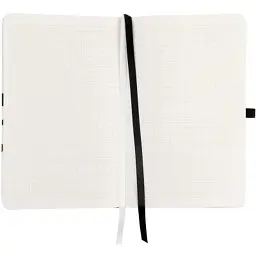 Книга записна Axent Partner Black&White, 125х195 мм, 96 аркушів, клітинка (8621-10-A) - мініатюра 4