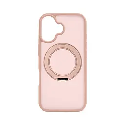 Противоударный чехол-панель для Apple iPhone 17, Unit Stand2, розовый, силикон + поликарбонат, защита всего корпуса, с подставкой, поддержка магнитных держателей и беспроводной зарядки (MagSafe), ArmorStandart (ARM86330)