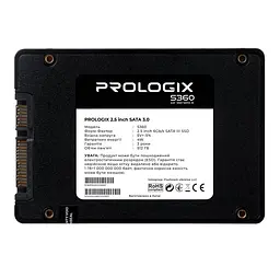 SSD диск 512GB Prologix S-360 2.5 SATAIII TLC - мініатюра 2