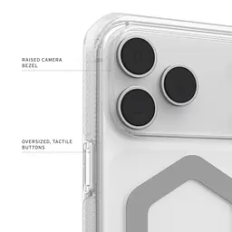 Чохол UAG для iPhone 17 Pro Max, Plyo MagSafe, Ice/Silver teh0019324 - мініатюра 7