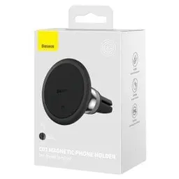 Автомобільний тримач холдер Baseus C01 Magnetic Phone Holder (Air Outlet Version) C40140802113-00 Black - мініатюра 6