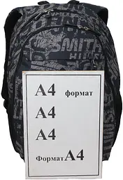 Міський молодіжний рюкзак Wallaby 147.58 16L Сірий - мініатюра 10