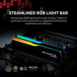 Модуль пам'яті для комп'ютера DDR5 32GB (2x16GB) 6000 MHz Ripjaws M5 Neo RGB Matte White G.Skill (F5-6000J3636F16GX2-RM5NRW) - мініатюра 8