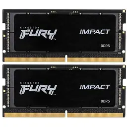 Модуль пам`ятi SO-DIMM 2x16GB/5600 DDR5 Kingston Fury Impact (KF556S40IBK2-32)