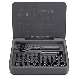 Поворотна викрутка з реверсом та набором біт Xiaomi Duka ATuMan Ratchet Screwdriver RS2 (40в1) - мініатюра 2