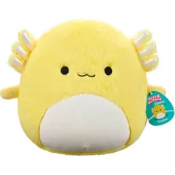 М'яка іграшка Squishmallows Аксолотль Трейтон 30 см жовта (SQCR06759) - мініатюра 6