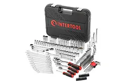 Набір інструментів Intertool Storm 156 од., 1/4" x 3/8" x 1/2" (ET-8156) - мініатюра 3