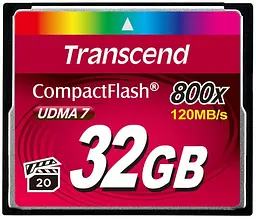 Карта пам'яті CF 32GB 800X Transcend teh0013338