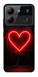 Чохол Demsky Яскраве серце для ZTE Blade A54 4G