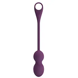 Вагінальні кульки Pretty love Elvira dark Purple, 12 vibration functions Mobile APP Long-distance Co PRETTY LOVE BI-210212HP-2 100022