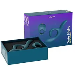 Подарунковий набір для пар We-Vibe Date Night Set: вібратор-кролик Nova 2, ерекційне кільце Pivot