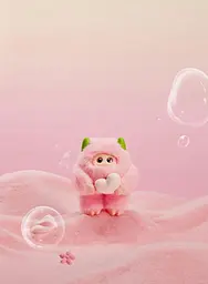 М'яка колекційна іграшка з кільцем GIGGLE MONSTER серія Солодкі мрії (blind box) V1 10_10 Art.GM9981021 - мініатюра 7